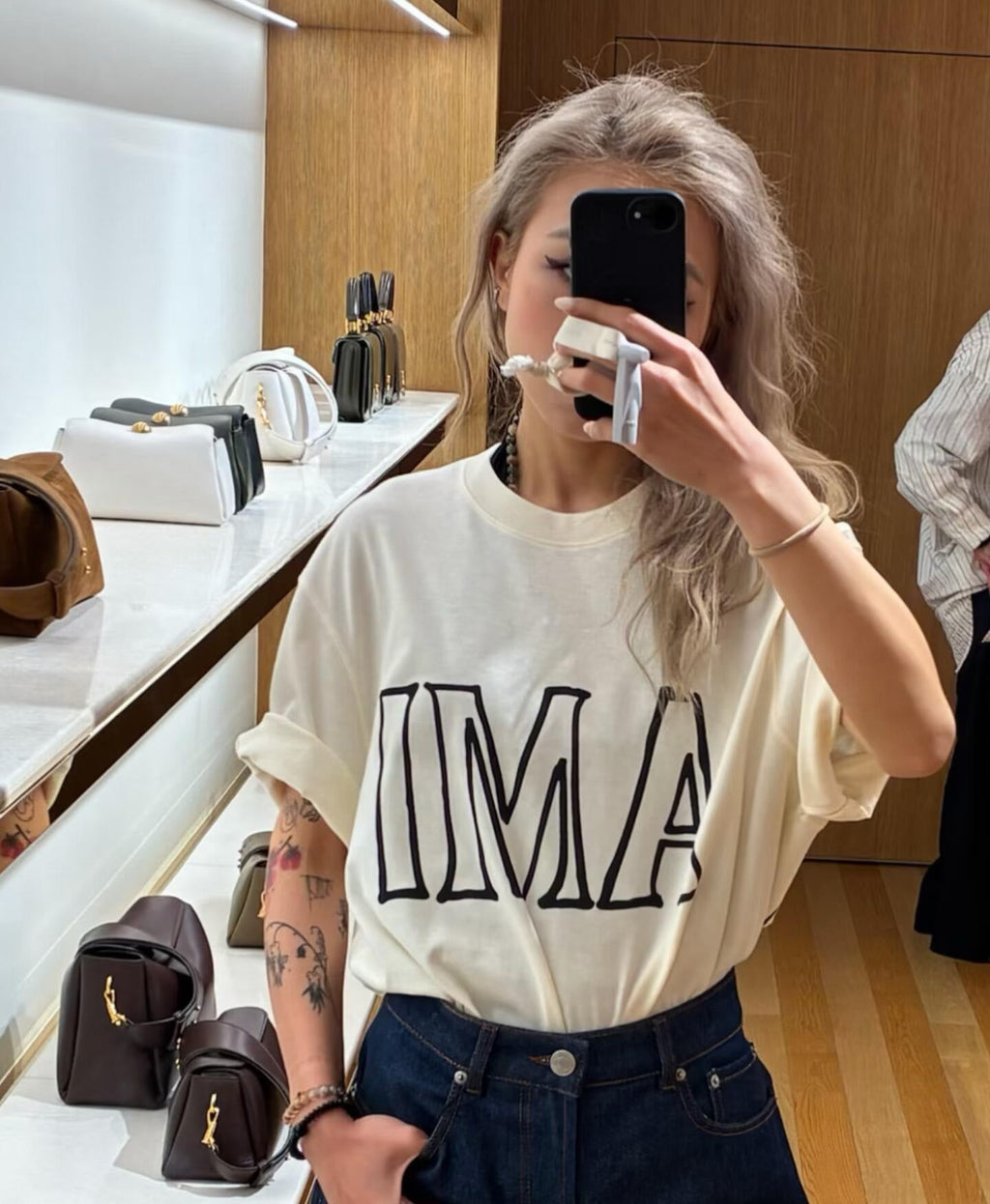 2026 Women’s Heart A Letter Print Box-Fit Short-Sleeved T-Shirt (EE405)