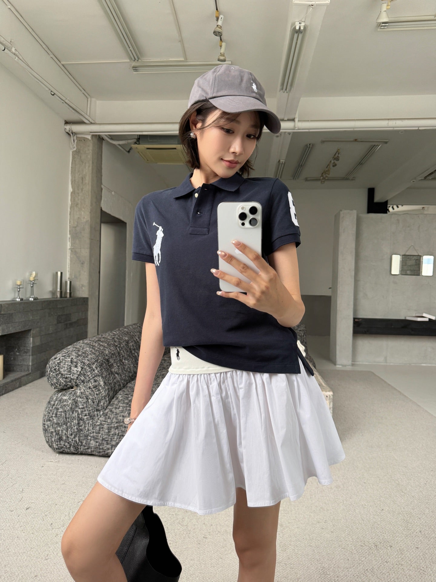 2026 Women’s RL Large Embroidered Logo Polo Shirt (FF714)