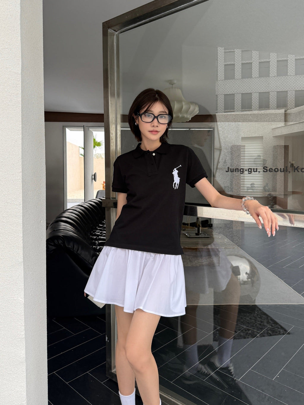 2026 Women’s RL Large Embroidered Logo Polo Shirt (FF714)
