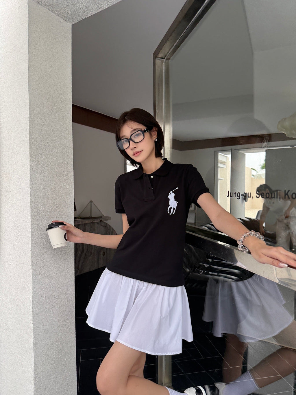 2026 Women’s RL Large Embroidered Logo Polo Shirt (FF714)