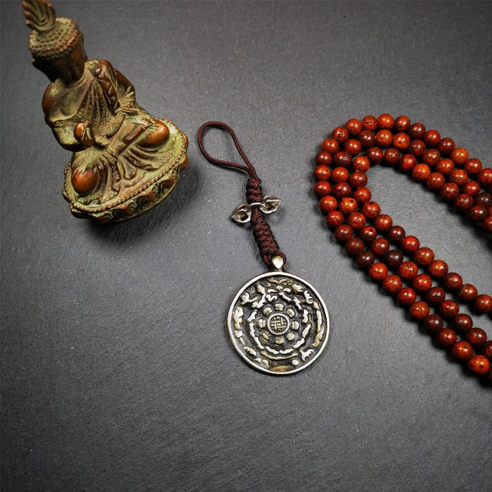 Iron Melong 1.57" - Tibetan Buddhist art, view 5