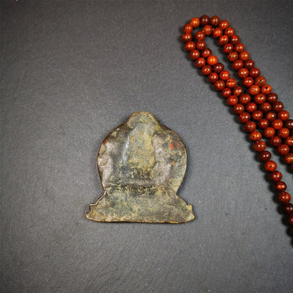 Je Tsongkhapa Statue 2.83" - Tibetan Buddhist statue, view 5