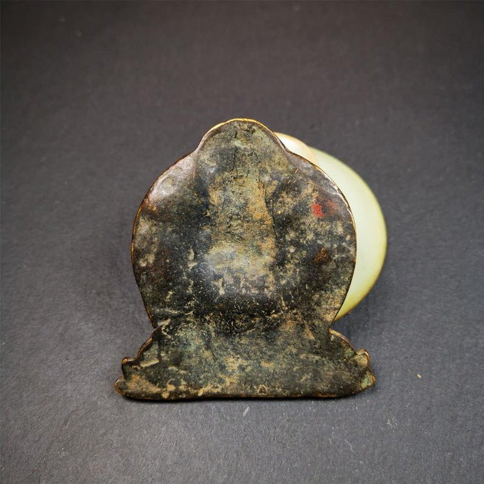 Je Tsongkhapa Statue 2.83" - Tibetan Buddhist statue, view 6