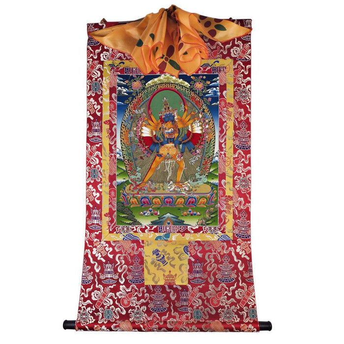 Kalacakravajra Image - Tibetan thangka painting, view 7