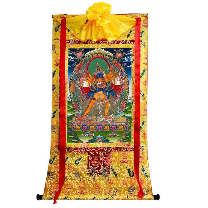 Kalacakravajra Image - Tibetan thangka painting, view 8