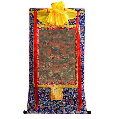 Legden Mahakala Thangka - Tibetan thangka painting, view 4