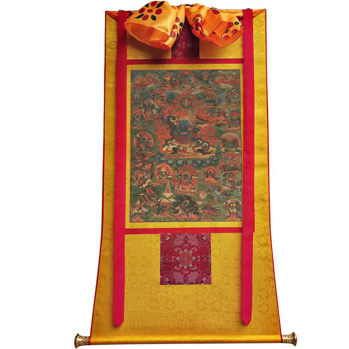 Legden Mahakala Thangka - Tibetan thangka painting, view 6