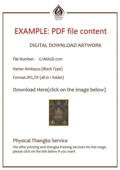 Lion-faced Dakini - Simhamukha - -Simhavaktra -Longsal Sengmar - Image - Tibetan thangka painting, view 6