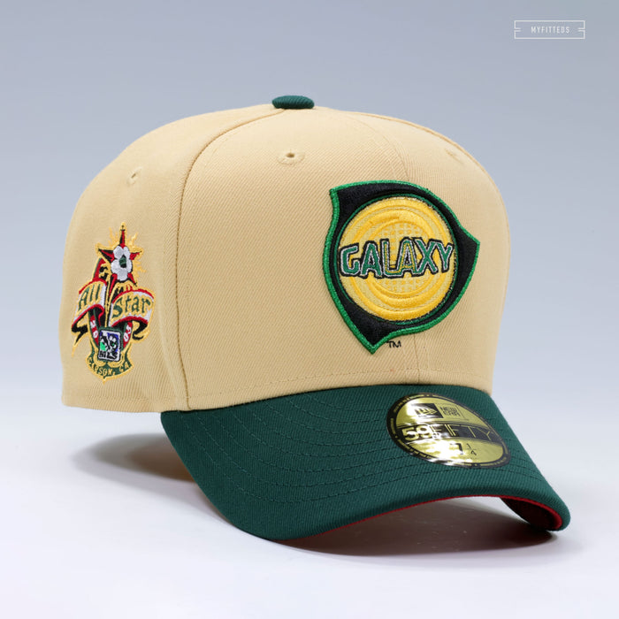 LOS ANGELES GALAXY 2003 MLS ALL-STAR GAME CARSON, CA. RETRO CAMPER PACK NEW ERA FITTED CAP