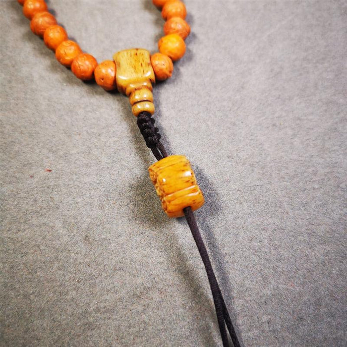 Lucky Knot Bead Amulet 0.63" - Tibetan Buddhist amulet, view 4