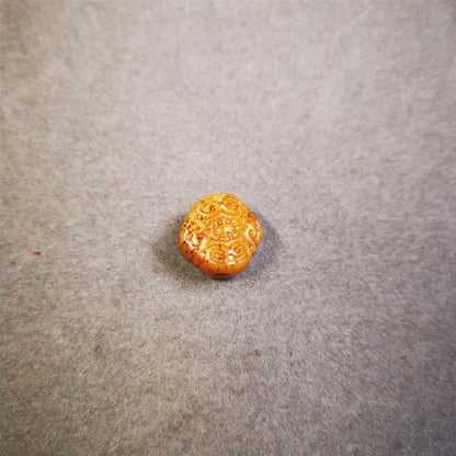 Lucky Knot Bead Amulet 0.63" - Tibetan Buddhist amulet, view 6