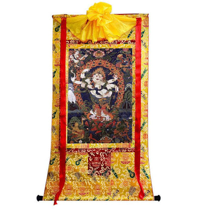 Mahakala Image - Tibetan thangka painting, view 8