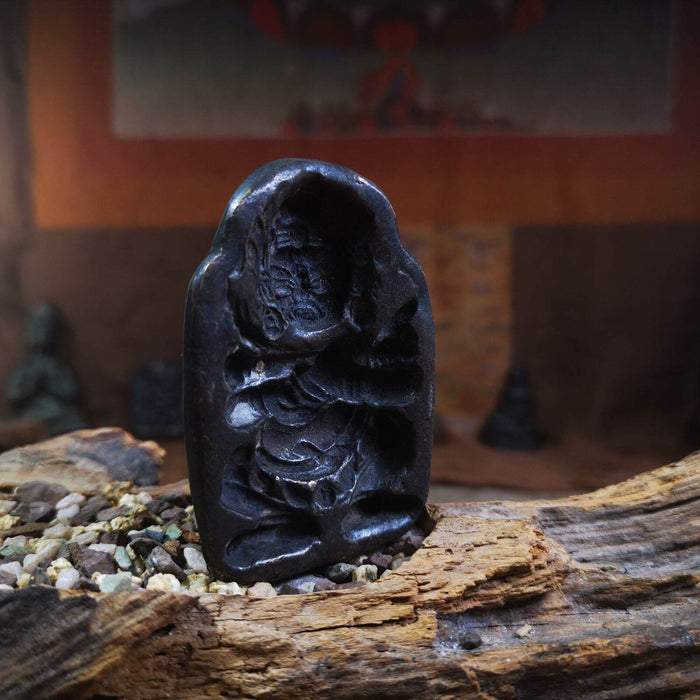 Mahakala Statue Tsa Tsa Mold - Tibetan tsa tsa mold, view 4