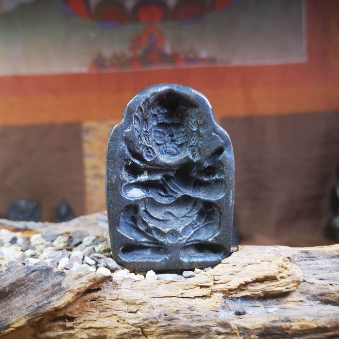Mahakala Statue Tsa Tsa Mold - Tibetan tsa tsa mold, view 5