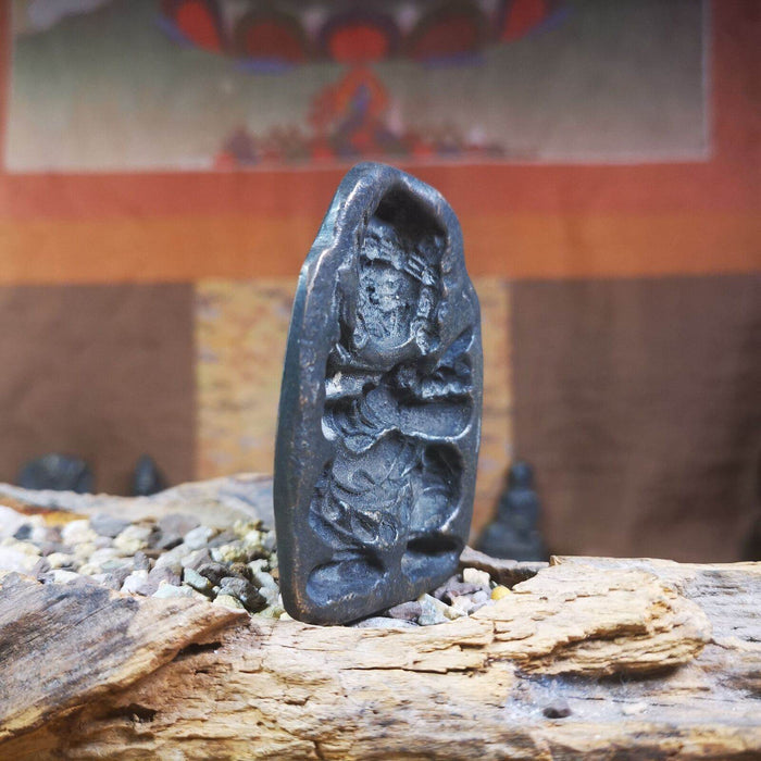 Mahakala Statue Tsa Tsa Mold - Tibetan tsa tsa mold, view 6