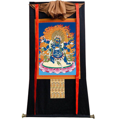 Mahakala - Tibetan thangka painting, view 8