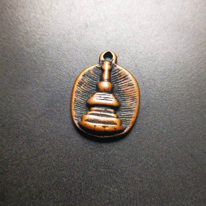 Mala Amulet,Stupa Pendant - Tibetan Buddhist mala beads, view 8