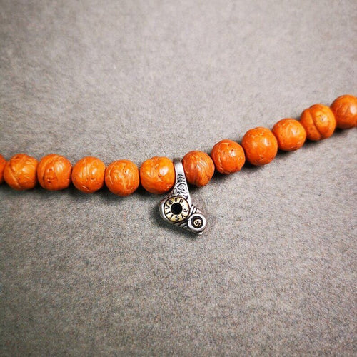 Mala Counter Clip 0.51" - Tibetan Buddhist mala beads, front view