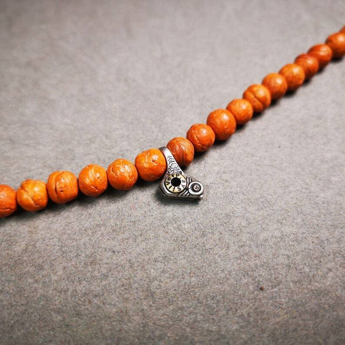 Mala Counter Clip 0.51" - Tibetan Buddhist mala beads, detailed view