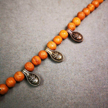 Mala Counter Clip - Tibetan Buddhist mala beads, view 4