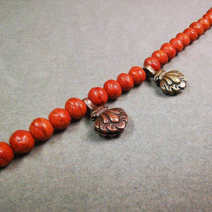 Mala Counter Clip,Mani Jewel Bum Counter Clip for Prayer Beads - Tibetan Buddhist mala beads, view 4