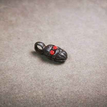 Mala Counter Clip,Skull Bum Counter Clip for Prayer Beads - Tibetan Buddhist mala beads, view 7