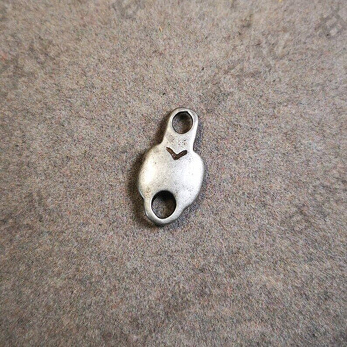 Mala Counter Pendant Connecting Ring 0.7" - Tibetan Buddhist mala beads, view 8
