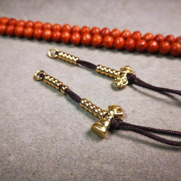 Mala Counters,Prayer Bead Counters - Tibetan Buddhist mala beads, detailed view