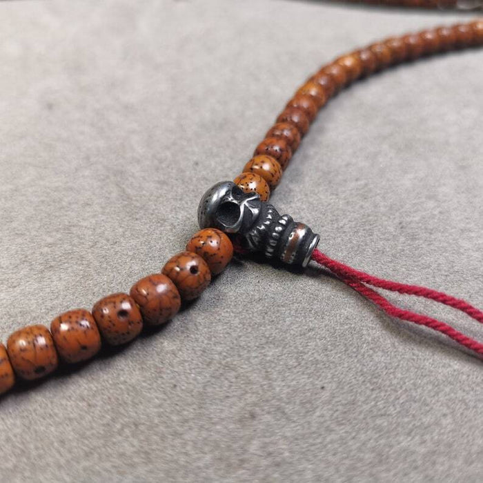 Mala Guru Bead, T-drilled 3-Hole Connector Bead for Prayer Bead,0.87" - Tibetan Buddhist mala beads, view 5