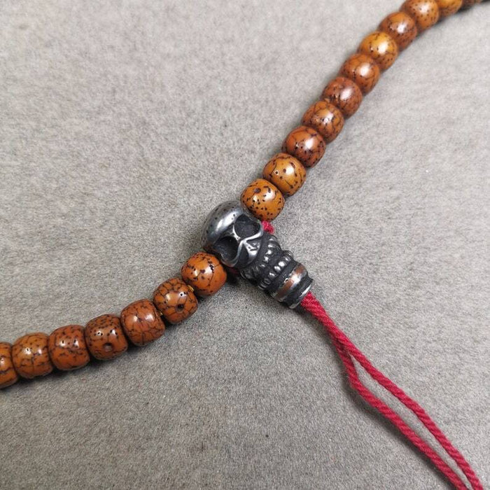 Mala Guru Bead, T-drilled 3-Hole Connector Bead for Prayer Bead,0.87" - Tibetan Buddhist mala beads, view 6