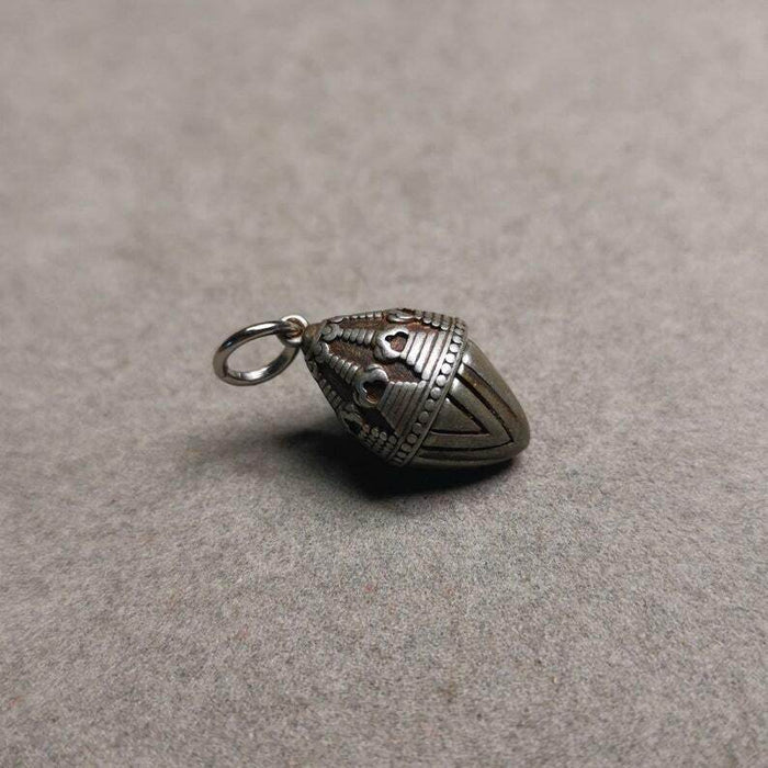Mala Pendant,Niangla Tsa Tsa Stupa Gau Shrine Amulet - Tibetan Buddhist mala beads, view 7