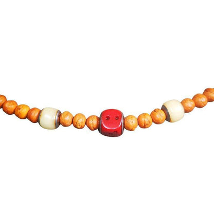 Mala Spacer Bead,Yak Bone Dice Marker Beads - Tibetan Buddhist mala beads, view 8