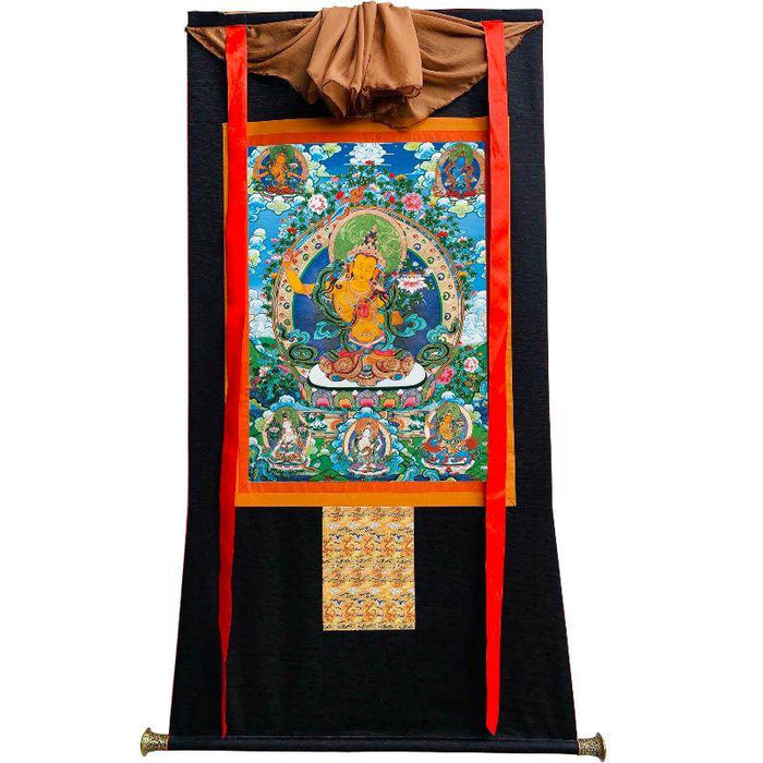 Manjushri - Tibetan thangka painting, view 8