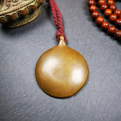 Melong 1.65" - Tibetan Buddhist art, detailed view
