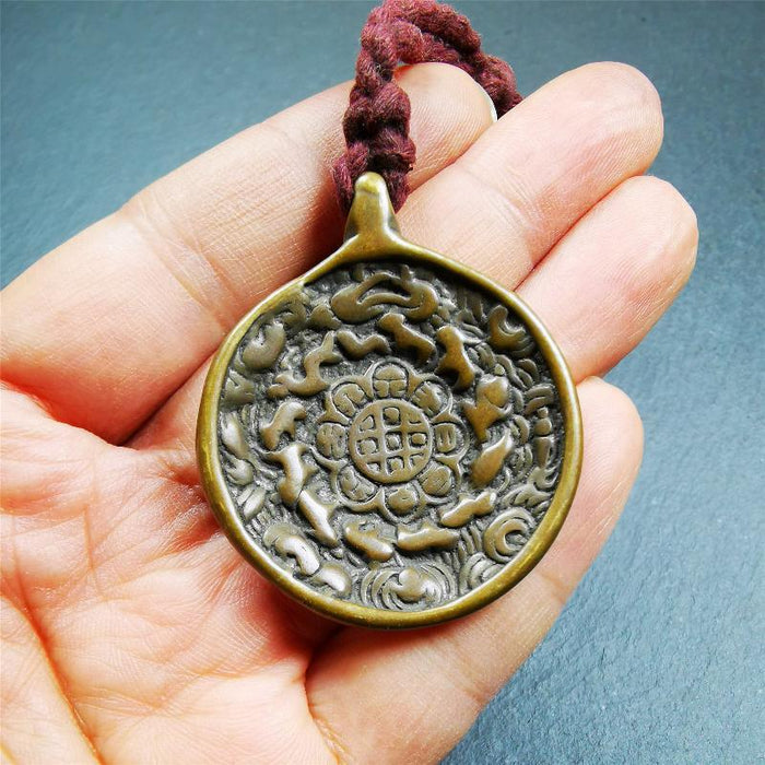 Melong 1.65" - Tibetan Buddhist art, view 5
