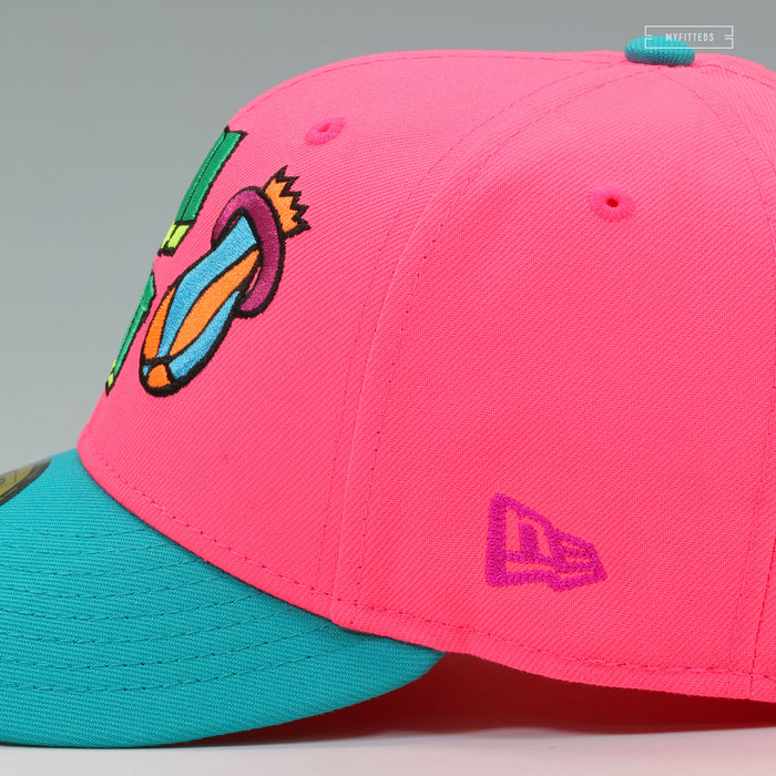 MIAMI HEAT NIKE LEBRON VIII PRE HEAT INSPIRED MIAMI VICE NEW ERA FITTED CAP