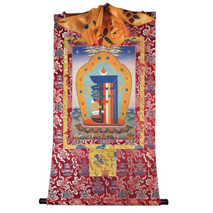 Kalacharka - Wheel of Time Image - Tibetan thangka painting, view 7