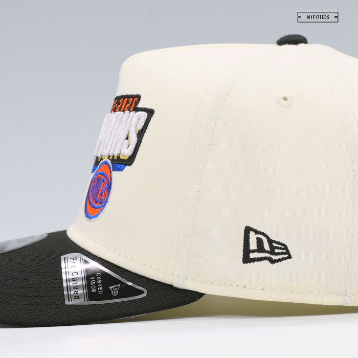 NEW YORK KNICKS 2026 NBA CHAMPIONS BANNER 9FIFTY A-FRAME NEW ERA SNAPBACK HAT