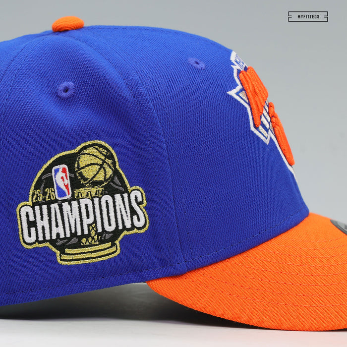 NEW YORK KNICKS 2026 NBA CHAMPIONS TWO TONE PRIMARY NEW ERA 9FIFTY SNAPBACK HAT