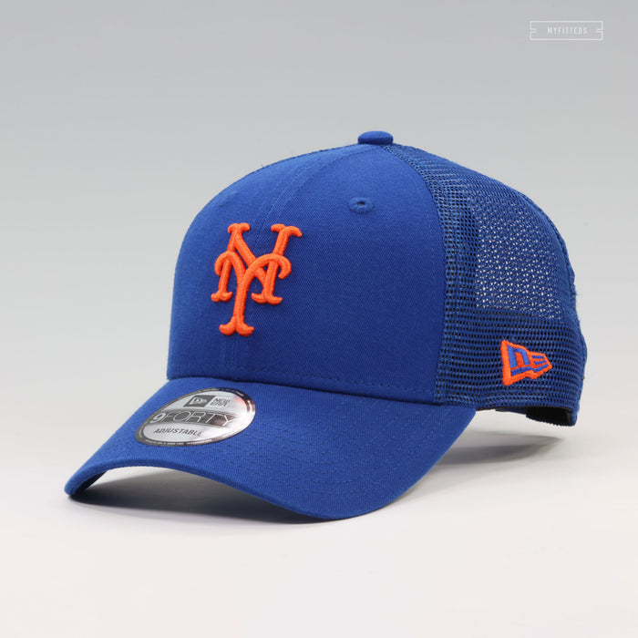 NEW YORK METS NEW ERA 9FORTY ADJUSTABLE TRUCKER MESH DAD HAT