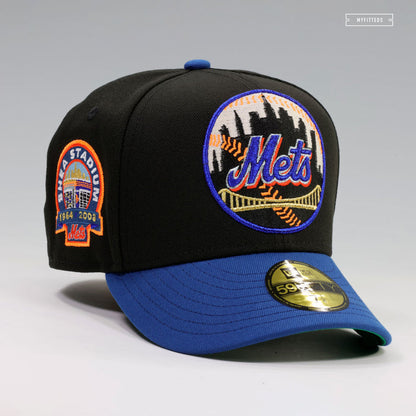 NEW YORK METS SHEA STADIUM 1964-2008 2000 STARTING LINE UP MR. MET NEW ERA FITTED CAP