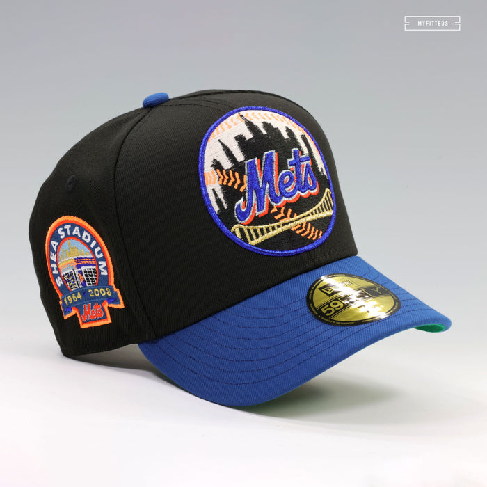 NEW YORK METS SHEA STADIUM 1964-2008 2000 STARTING LINE UP MR. MET NEW ERA FITTED CAP