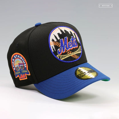 NEW YORK METS SHEA STADIUM 1964-2008 2000 STARTING LINE UP MR. MET NEW ERA FITTED CAP