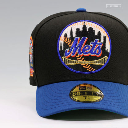 NEW YORK METS SHEA STADIUM 1964-2008 2000 STARTING LINE UP MR. MET NEW ERA FITTED CAP