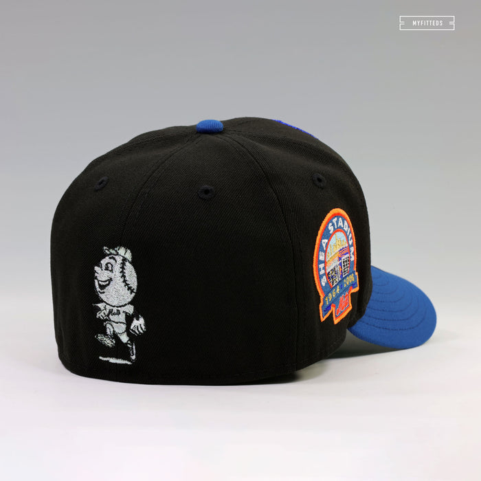 NEW YORK METS SHEA STADIUM 1964-2008 2000 STARTING LINE UP MR. MET NEW ERA FITTED CAP