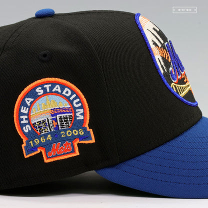 NEW YORK METS SHEA STADIUM 1964-2008 2000 STARTING LINE UP MR. MET NEW ERA FITTED CAP