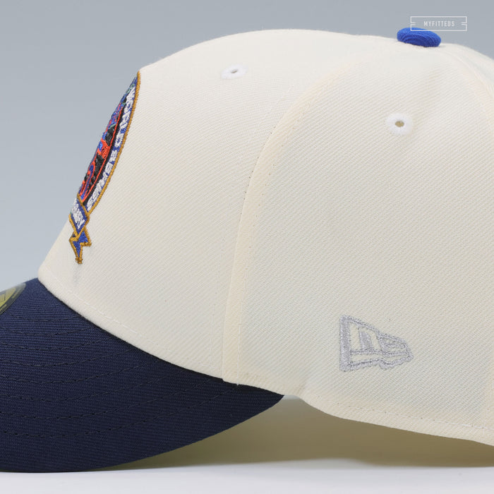 NEW YORK YANKEES AND METS 2000 WORLD SERIES SUBWAY SERIES 25TH ANNIVERSARY NEW ERA CAP