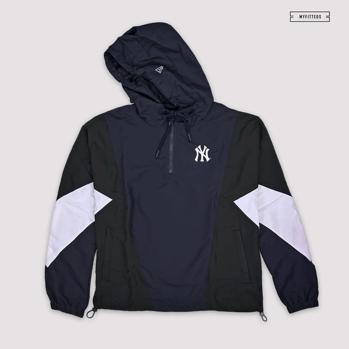 NEW YORK YANKEES H3 RETRO QUARTER ZIP PULL OVER NEW ERA WINDBREAKER JACKET