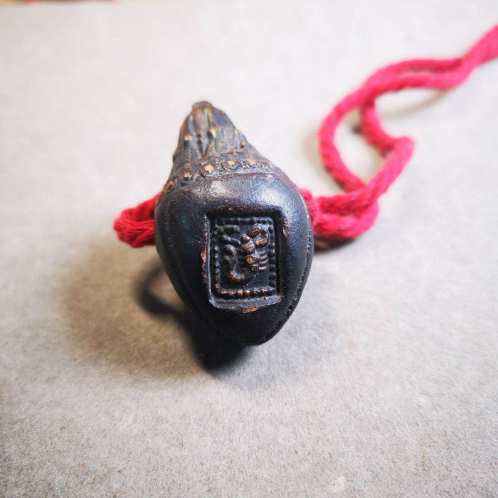 Niang La Tsa Tsa Statue,Stupa Amulet,Pagoda,Scorpion Stamp - Tibetan Buddhist amulet, view 5