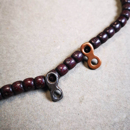 Old Mala Clip, Mala Pendant Connecting Ring - Tibetan Buddhist mala beads, view 4